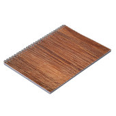 Carnet Texture en bois de chêne fond abstrait, arrière - (Côté gauche)