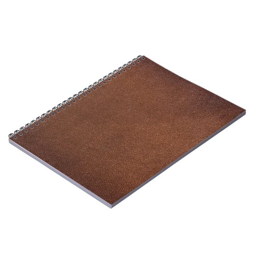 Carnet Texture en cuir authentique, véritable arrière - p (Côté gauche)