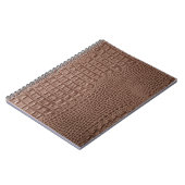 Carnet texture en cuir Brown arrière - plan fermer macros (Côté gauche)