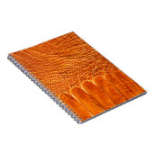 Carnet Texture en cuir d'autruche (Côté Droit)