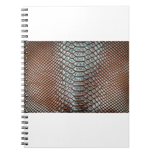 Carnet texture en cuir de peau texture de fond, crocodile (Devant)