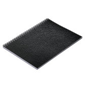 Carnet Texture en cuir noir et cuir fond, texture (Côté gauche)