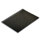 Carnet Texture en cuir noir ou arrière - plan. abstrait, (Côté gauche)