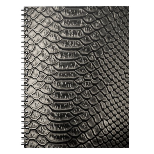 Carnet Texture en cuir noir, utilisation arrière - plan. (Devant)