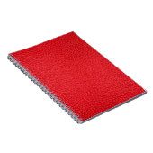Carnet Texture en cuir rouge (Côté Droit)
