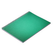 Carnet Texture en cuir vert (Côté gauche)