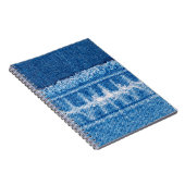 Carnet Texture en jean bleu (Côté Droit)