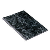 Carnet Texture en marbre noir (Côté Droit)
