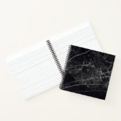 Carnet Texture en marbre noir (Intérieur)