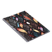 Carnet texture foliaire d'automne (Côté Droit)