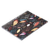 Carnet texture foliaire d'automne (Côté gauche)