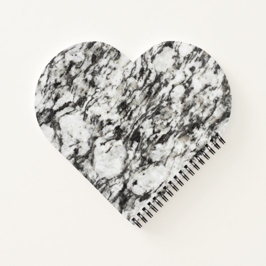 Carnet texture granite | Arrière - plan de marbre en noir (Dos)