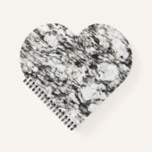 Carnet texture granite | Arrière - plan de marbre en noir (Devant)