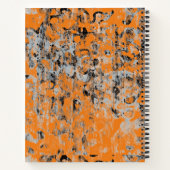 Carnet Texture grise Brown (Dos)