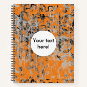 Carnet Texture grise Brown (Devant)