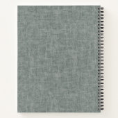 Carnet Texture grise et blanche. (Dos)