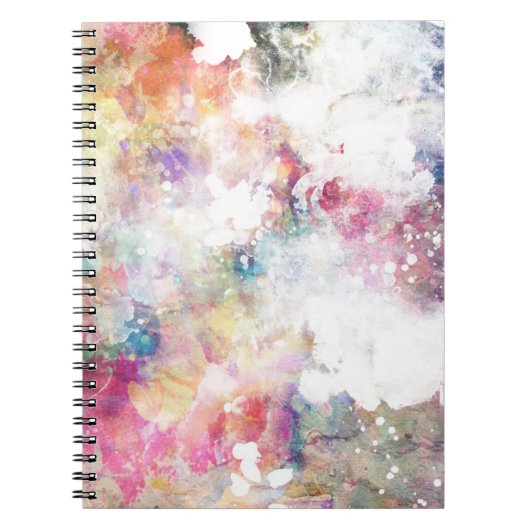 Carnet Texture grunge abstraite avec la peinture 2 (Devant)