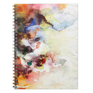 Carnet Texture grunge d'aquarelle abstraite avec la