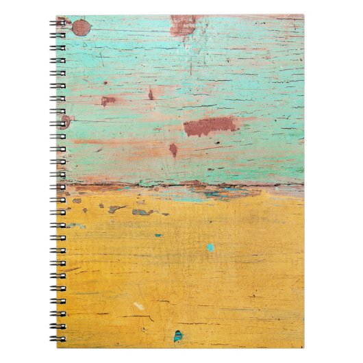 Carnet texture grunge en bois (Devant)