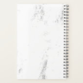 Carnet Texture Grunge Monochrome Minimaliste (Verso)