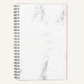 Carnet Texture Grunge Monochrome Minimaliste (Recto)