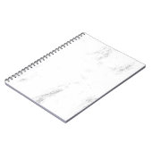 Carnet Texture Grunge Monochrome Minimaliste (Côté gauche)