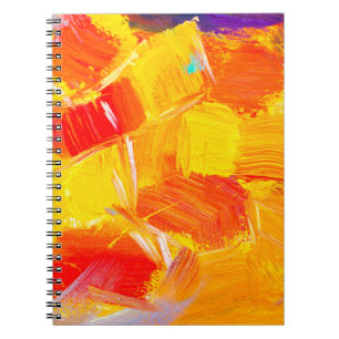 Carnet texture huile peinture fruit peinture couleur flor