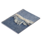 Carnet Texture jean déchiré, arrière - plan élégant. (Côté gauche)