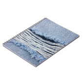 Carnet Texture Jeans bleu clair déchirée. (Côté gauche)
