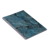 Carnet texture marbre bleu arrière - plan, marbre italien (Côté Droit)