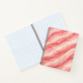 Carnet Texture Marbre Milkshake Fraise (Intérieur)