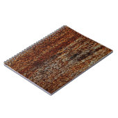 Carnet Texture métallique avec rayures et craquelures abs (Côté gauche)