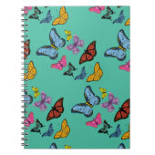 Carnet Texture motif papillon (Devant)