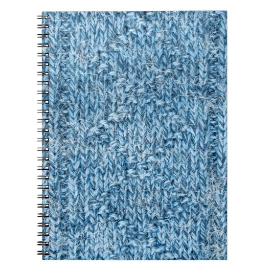 Carnet texture motif tricotée (Devant)