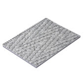 Carnet texture motif tricotée (Côté gauche)