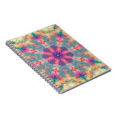 Carnet texture multicolore Abstraite. Feu (Côté Droit)