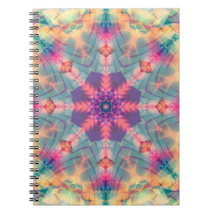 Carnet texture multicolore Abstraite. Feu
