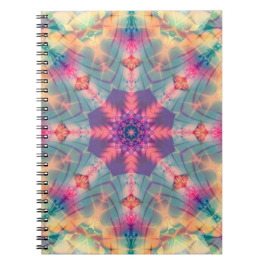 Carnet texture multicolore Abstraite. Feu (Devant)