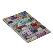 Carnet Texture murale en brique peinte colorée (Côté Droit)