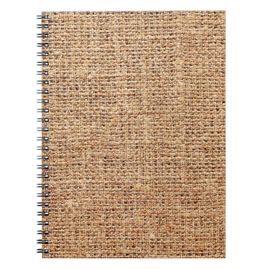 Carnet Texture naturelle du lin en tant qu'arrière - plan (Devant)