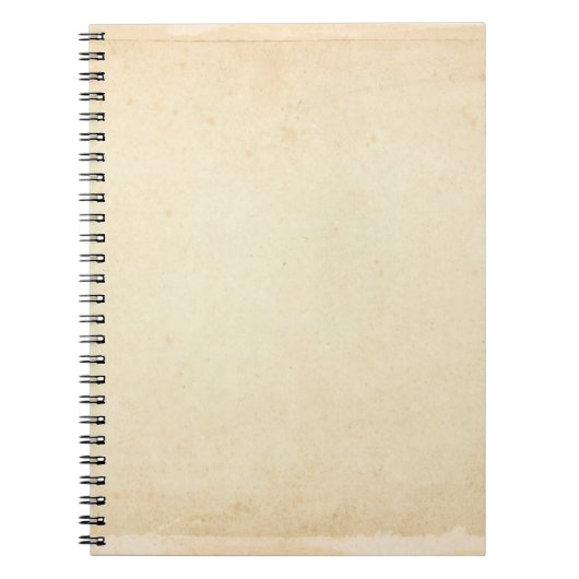 Carnet Texture papier jaunâtre vieilli (Devant)