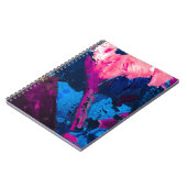 Carnet Texture peinte artistique, décoration moderne. (Côté gauche)