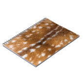 Carnet Texture repérée de fourrure de cerfs communs (Côté gauche)