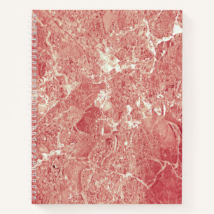 Carnet Texture rose en marbre d'or