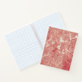 Carnet Texture rose en marbre d'or (Intérieur)