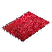 Carnet Texture rouge fabriqué abstrait, arrière - plan, t (Côté gauche)