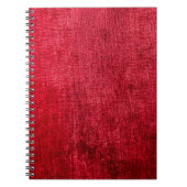 Carnet Texture rouge fabriqué abstrait, arrière - plan, t (Devant)