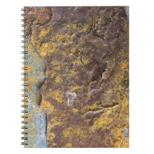 Carnet Texture rustique avec peinture à flanc sur un mur