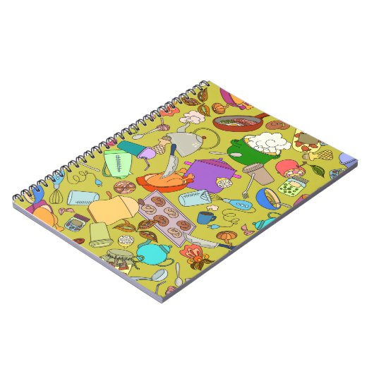 Carnet Texture sans couture. Objets de doodles dessinés à (Côté gauche)