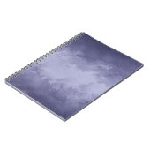 Carnet Texture sélénium bleu acrylique (Côté gauche)